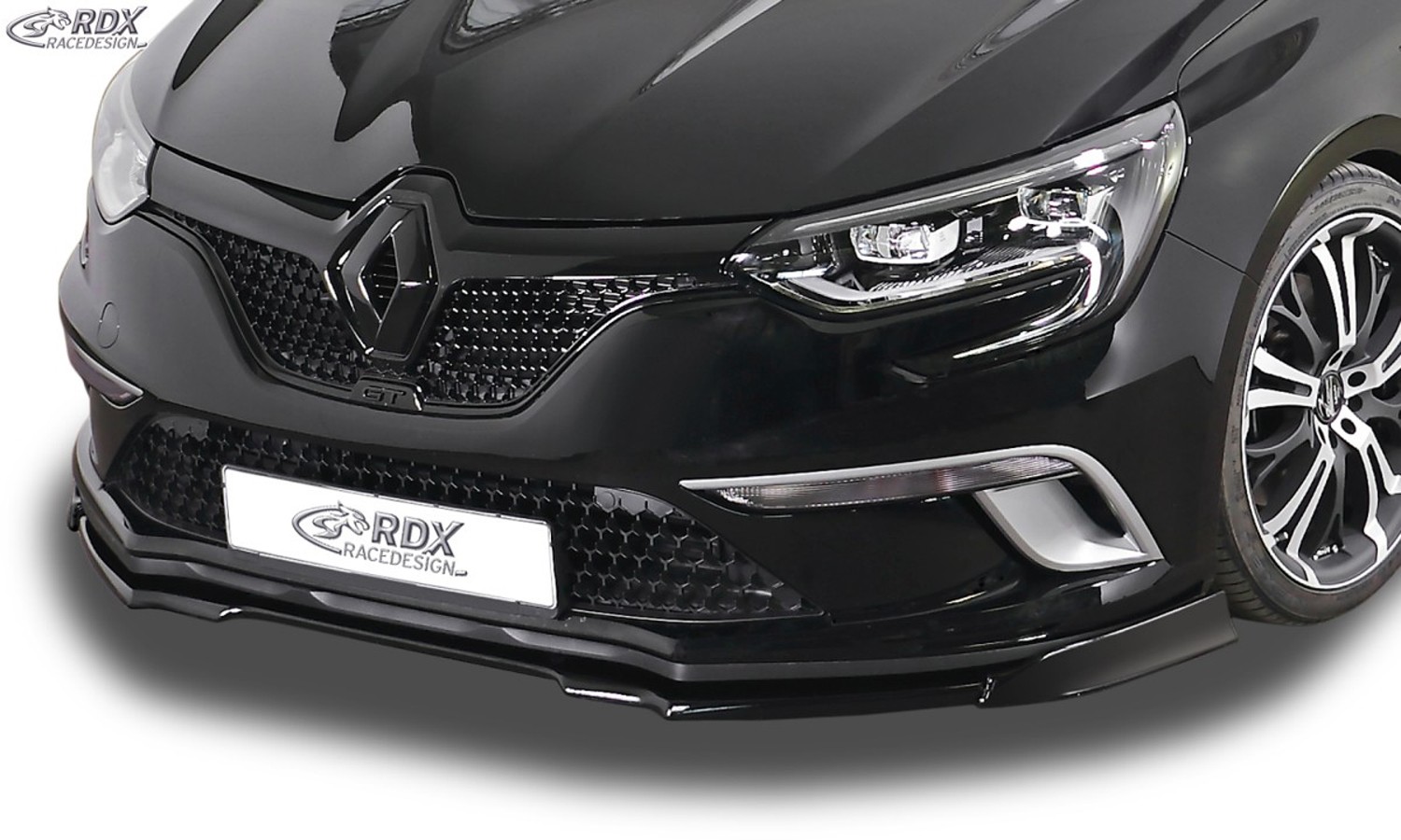 VARIO-X Frontspoiler Renault Megane 4 Limousine & Grandtour (für GT & GT-Line Frontlippe) Frontansatz