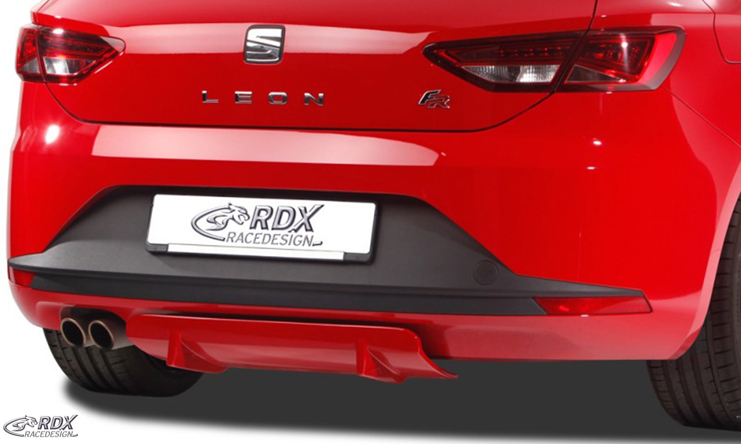 RDX Universal U-Diff XL Rear Diffuser - Black, TÜV Approved (RDHAD4)