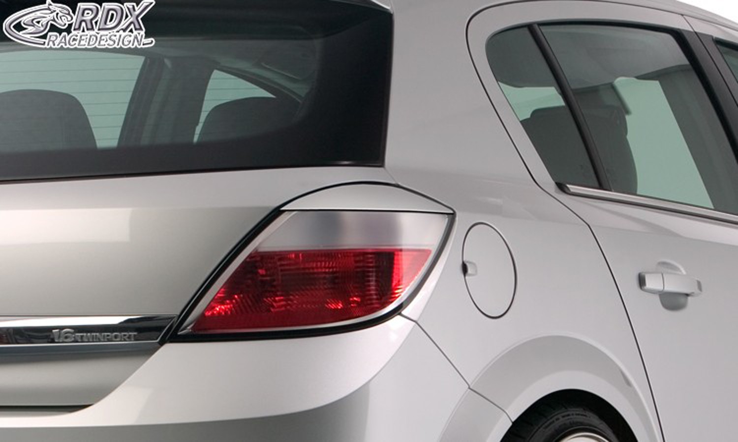 Rückleuchtenblenden Opel Astra H Heckblenden (hinten) PU-ABS