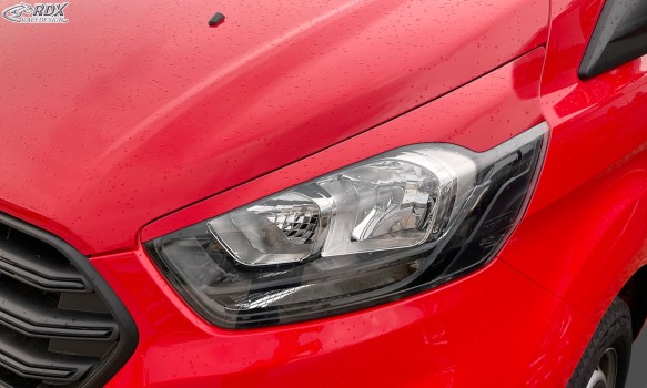 Scheinwerferblenden Ford Transit Custom / Tourneo Custom (2018-2023) (mit CH-Eignungserklärung) (PU-ABS) Scheinwerferblenden Ford Transit Custom / Tourneo Custom (2018-2023) (mit CH-Eignungserklärung) (PU-ABS)