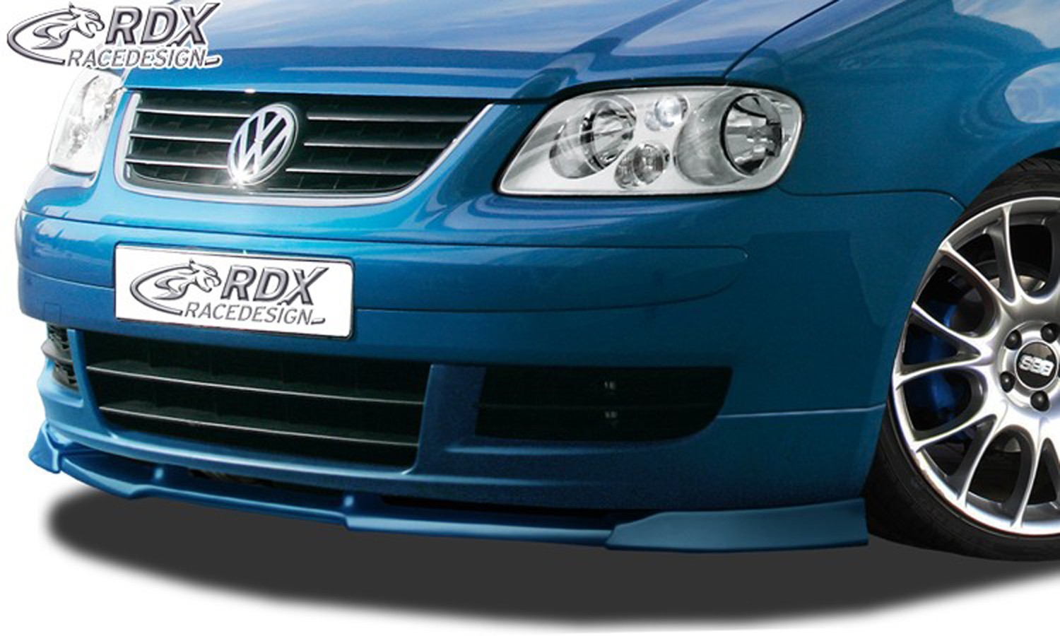 VARIO-X Frontspoiler VW Touran (1T) (2003-2006) & VW Caddy (2K) (2003-2010) Frontansatz