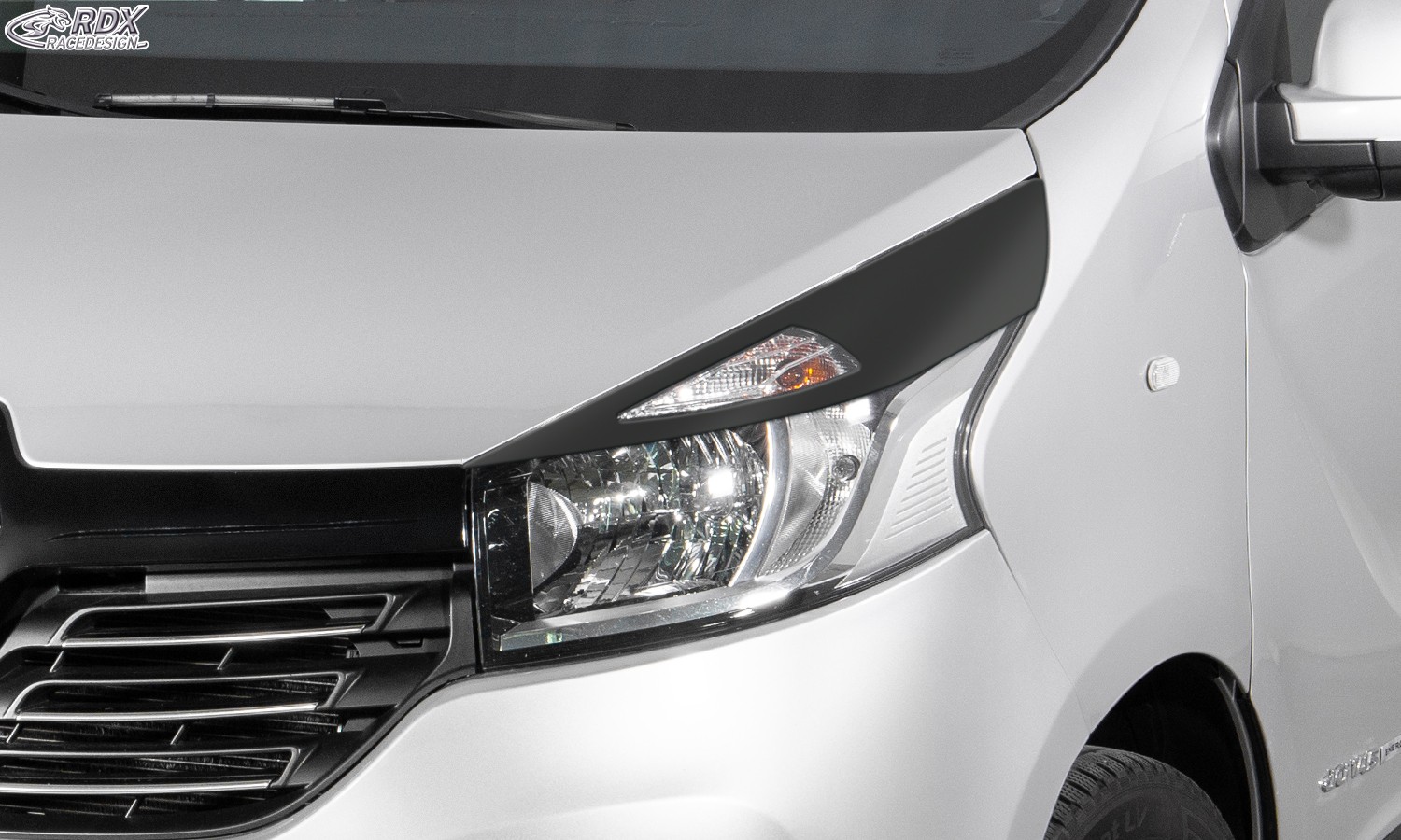 Scheinwerferblenden Renault Trafic & Nissan NV300 & Fiat Talento & Mitsubishi Express (bis 2021) (mit CH-Eignungserklärung) (PU-ABS)