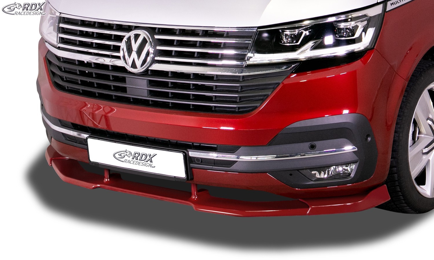 VARIO-X Frontspoiler VW T6.1 (ab 2019) (für werkseitig lackierte und unlackierte Stossstange) Frontansatz