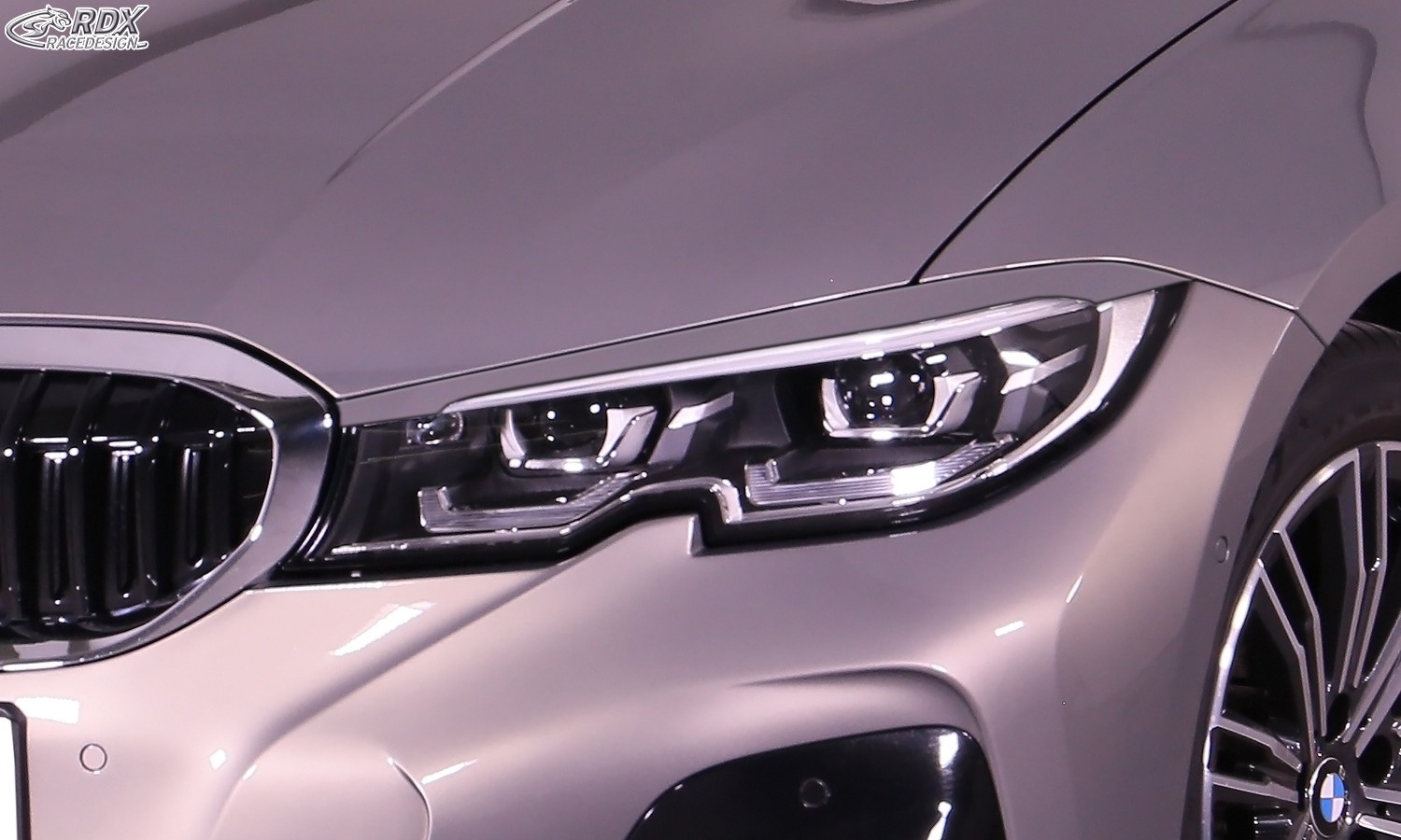 Scheinwerferblenden BMW 3er (G20 & G21) (mit CH-Eignungserklärung) (PU-ABS)