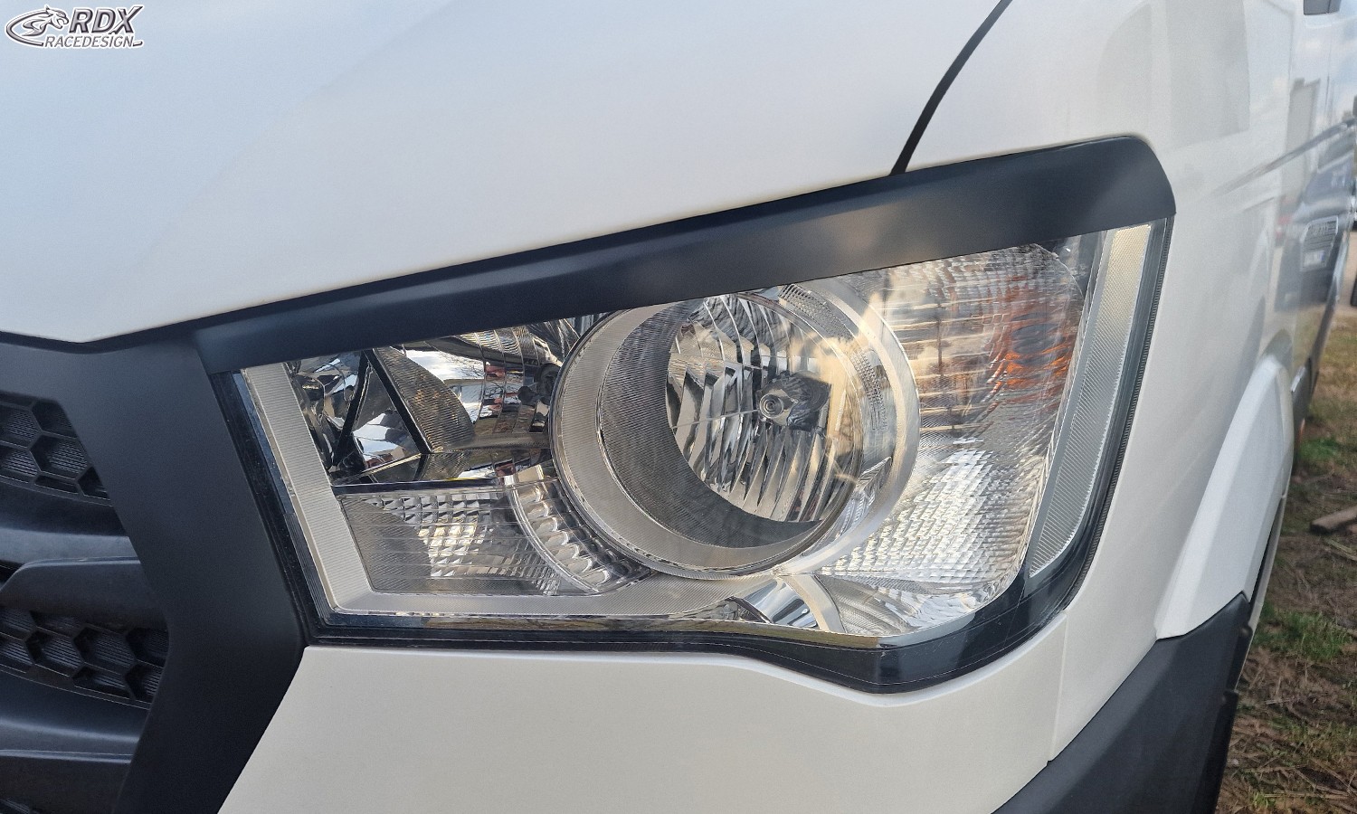 Scheinwerferblenden Hyundai H350 (mit CH-Eignungserklärung) (PU-ABS)