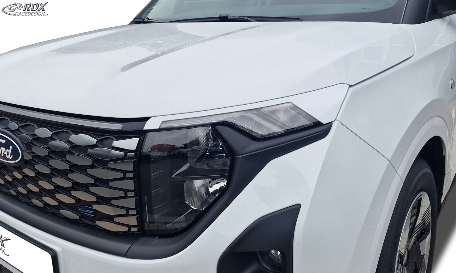 Scheinwerferblenden Ford Tourneo Courier (N1P) & Ford Transit Courier (N3P) (ab 2024) (mit CH-Eignungserklärung) (PU-ABS)