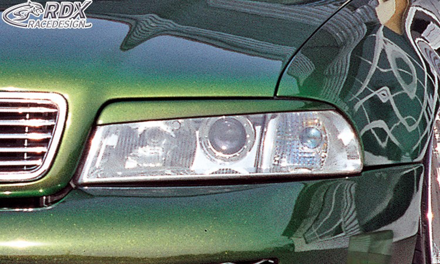 Scheinwerferblenden Audi A4-B5 (bis 1999) (PU-ABS)