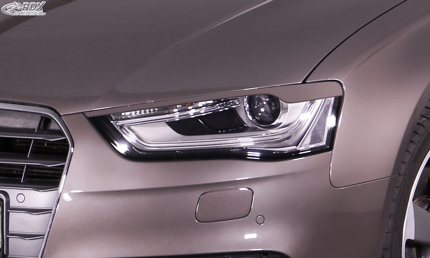 Scheinwerferblenden Audi A4 B8, B81, 8K Facelift (2011-2015) (mit CH-Eignungserklärung) (PU-ABS)